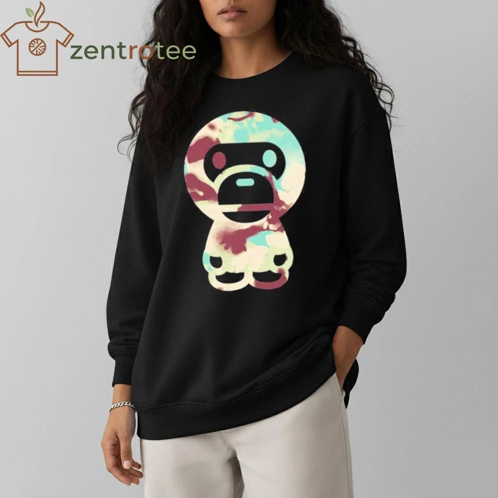 BAPE Mapa Mujer Camuflaje Big Baby Milo tee