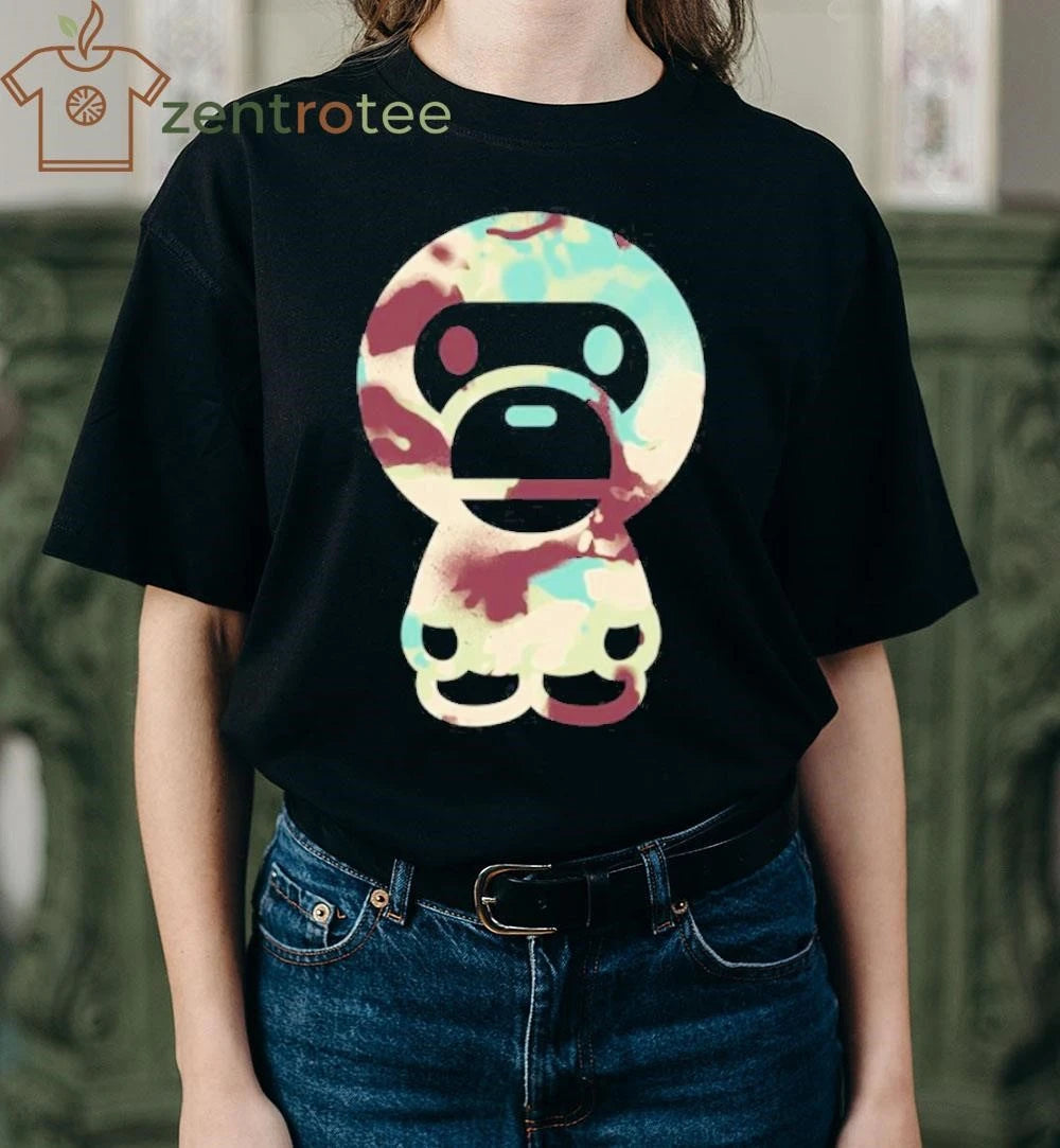 BAPE Mapa Mujer Camuflaje Big Baby Milo tee