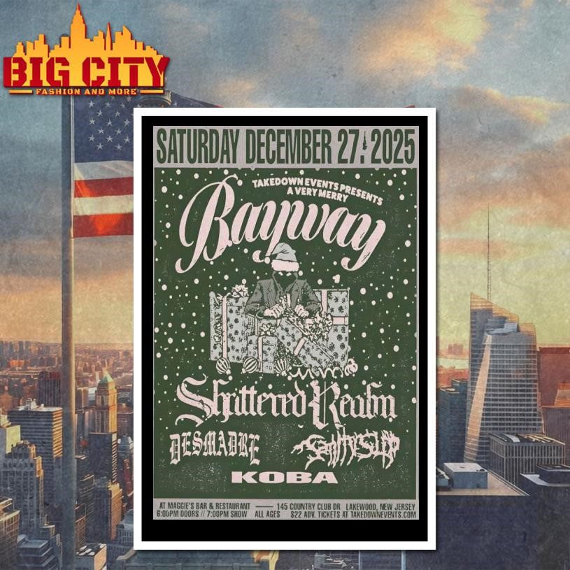 BAYWAY Event Lakewood NJ On Dec 27 2025 Poster shirt
