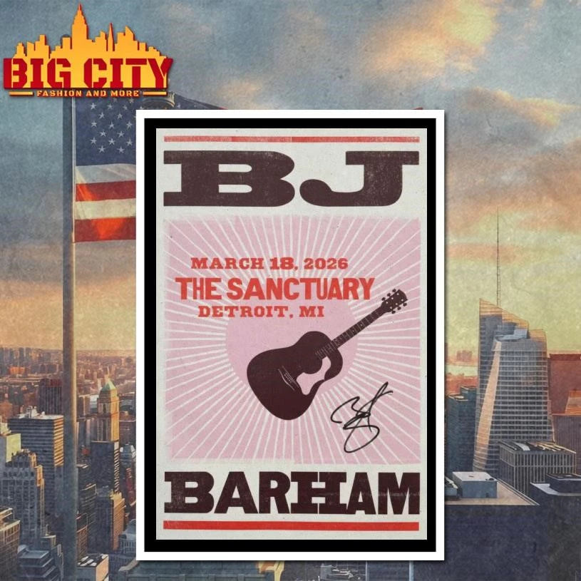 BJ Barham Hamtramck The Sanctuary, 18 Mar 2026 Poster Shirt