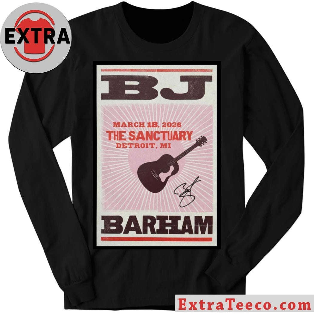 BJ Barham Hamtramck The Sanctuary, 18 March 2026 Poster Shirt