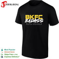 BKFC badass bare knuckle fighting championship bold text shirt
