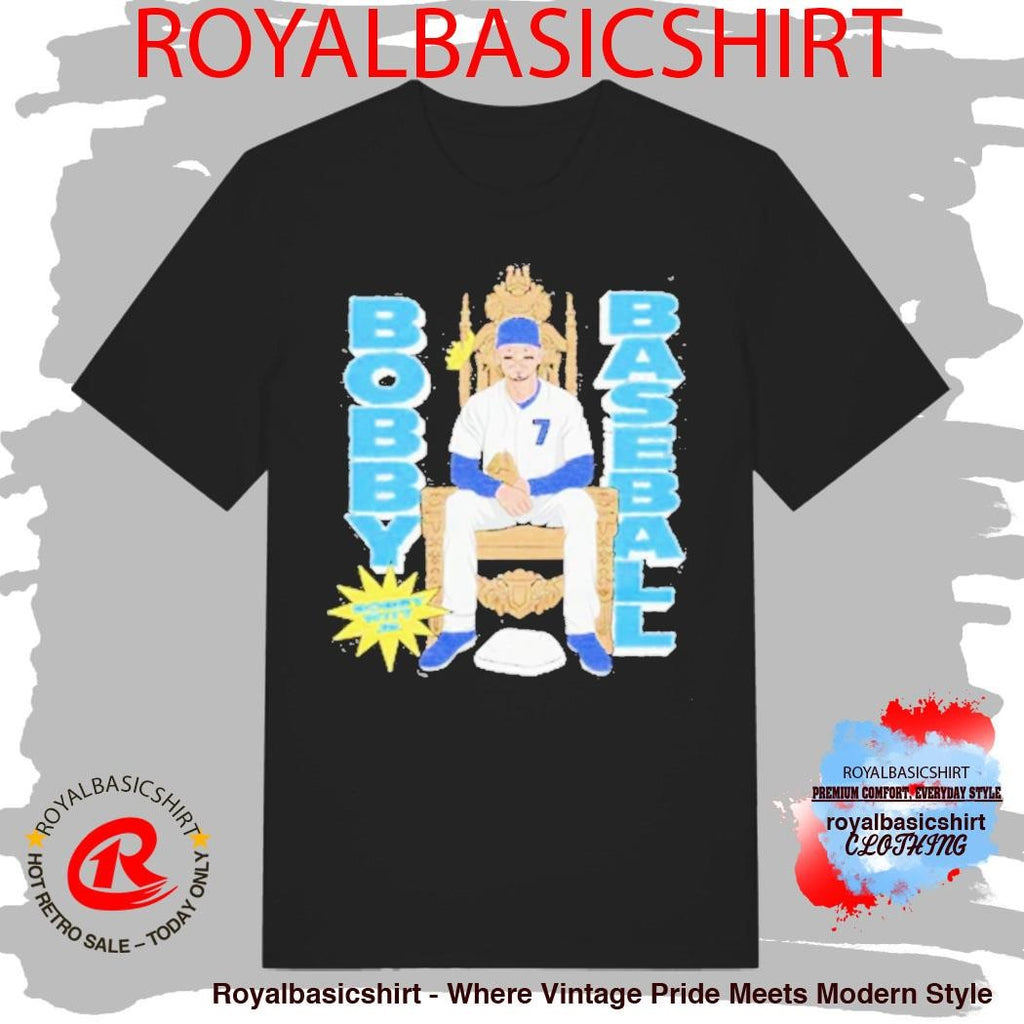 BWJ Bobby Baseball Throne Black Shirt