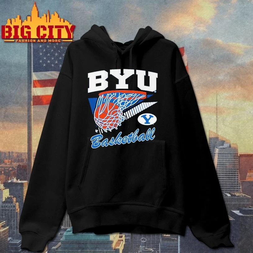 BYU Basketball Retro Swish shirt