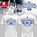 BYU Cougars 2025 Pop-Tarts Bowl Champions Celebrate Two Sided Shirt
