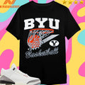 BYU Cougars Basketball Retro Swish Shirts