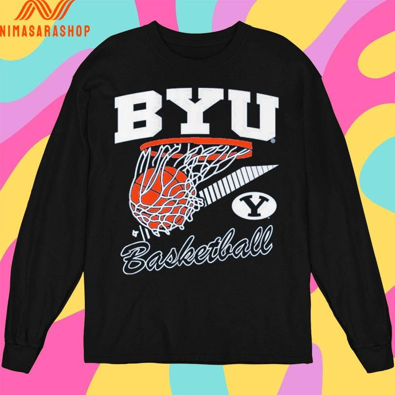 BYU Cougars Basketball Retro Swish Shirts