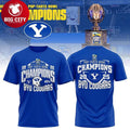 BYU Cougars Football 2025 Pop-Tarts Bowl Champions Two Sided Shirt