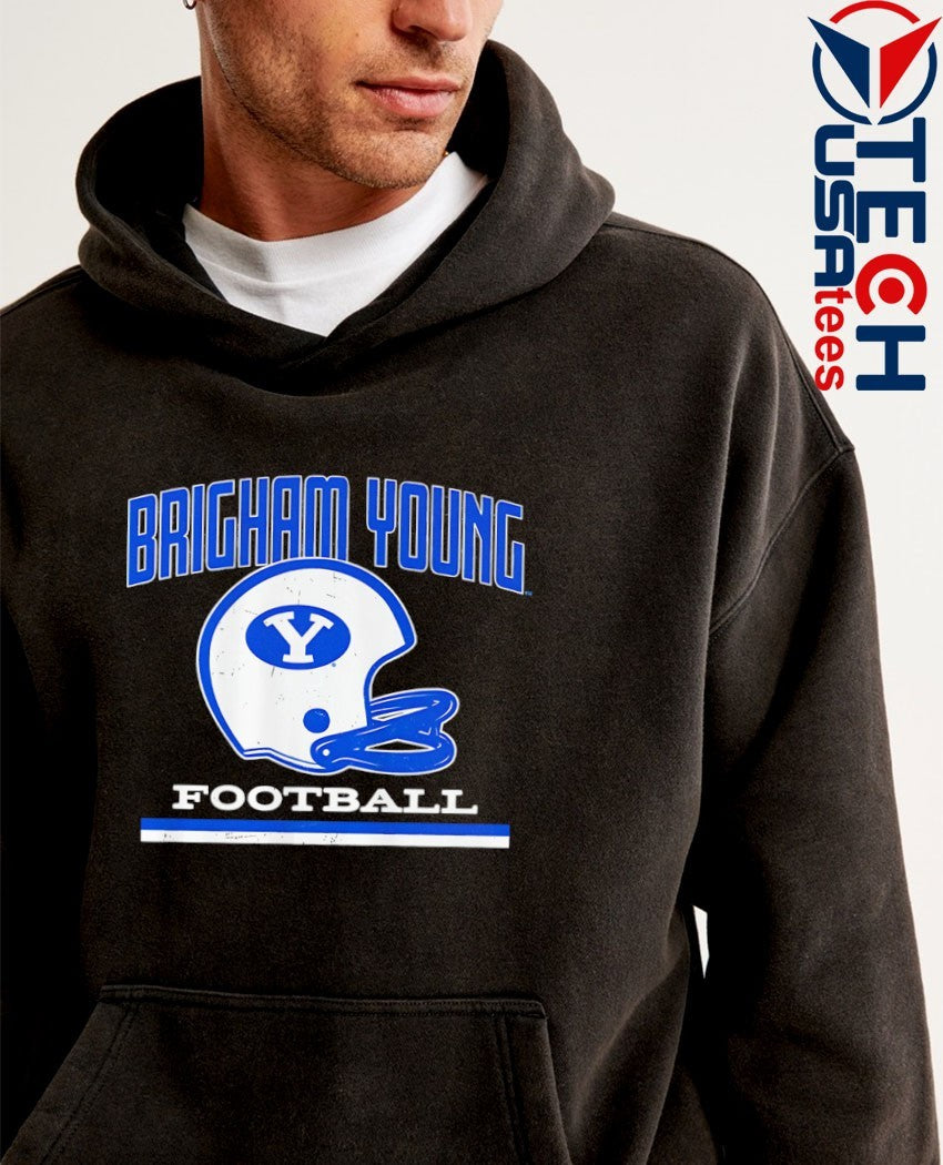 BYU Cougars Football helmet vintage shirt