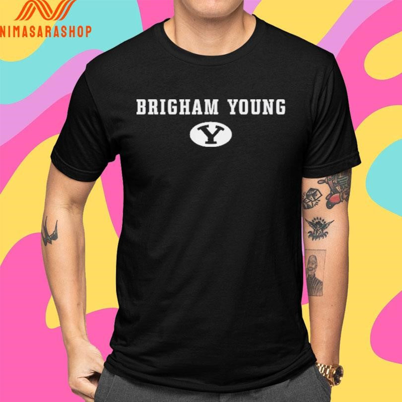 BYU Cougars Wordmark Brigham Young Shirts