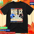 BYU Vs Tech Red Raiders 2025 Big 12 Football Championship Helmet Shirt