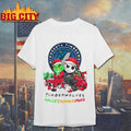 Baby Grinch And Jack Skellington Minnesota Timberwolves Logo Hallothanksmas 2024 Shirt