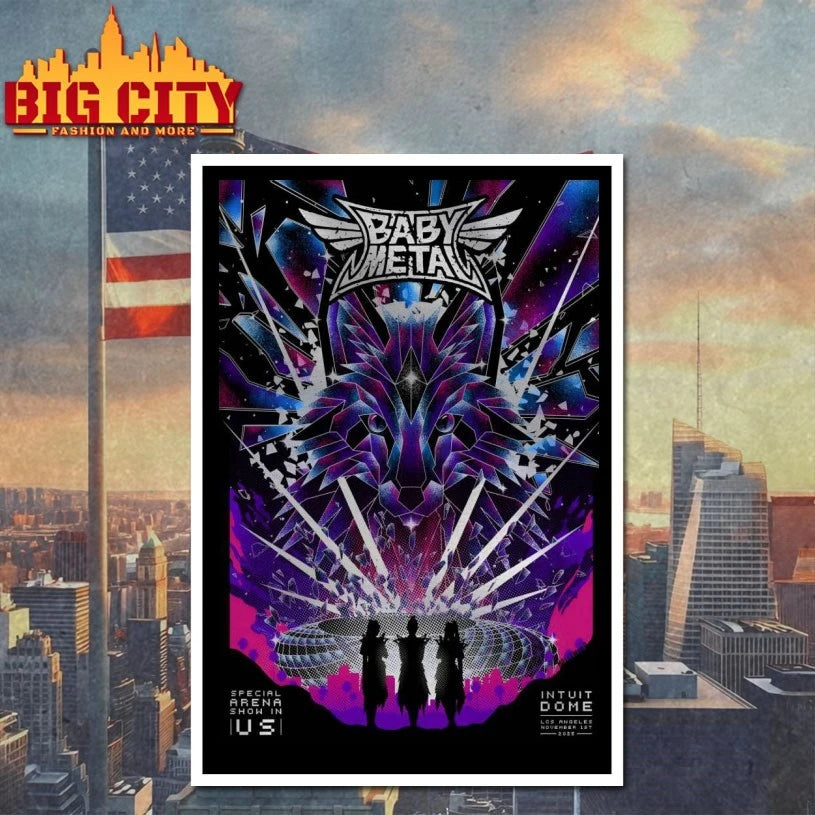 Baby Metal Los Angeles Event On Nov 1 2025 Poster shirt