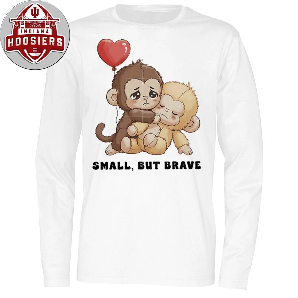 Baby Monkey Hugging Plush Toy T-Shirt