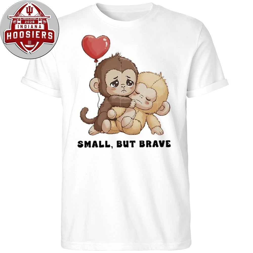 Baby Monkey Hugging Plush Toy T-Shirt
