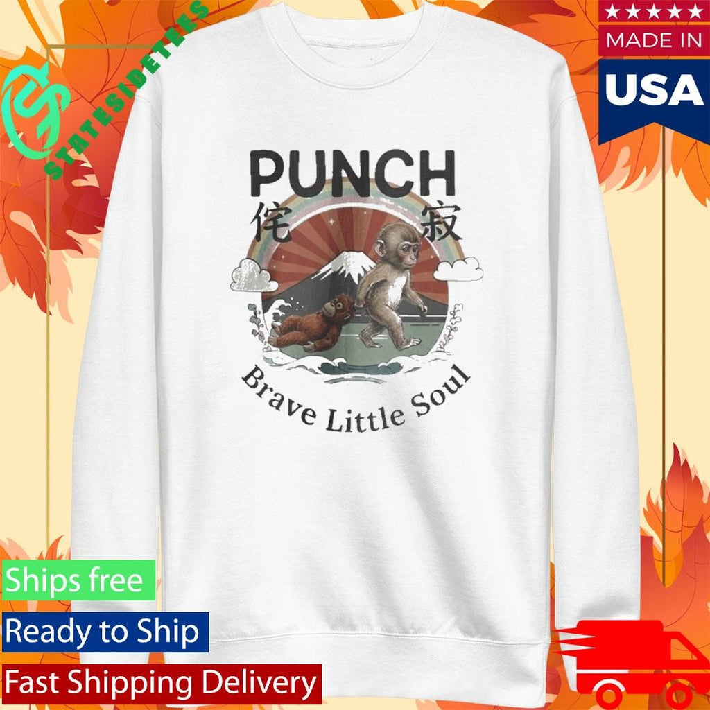 Baby Monkey Punch Brave Little Soul Shirt