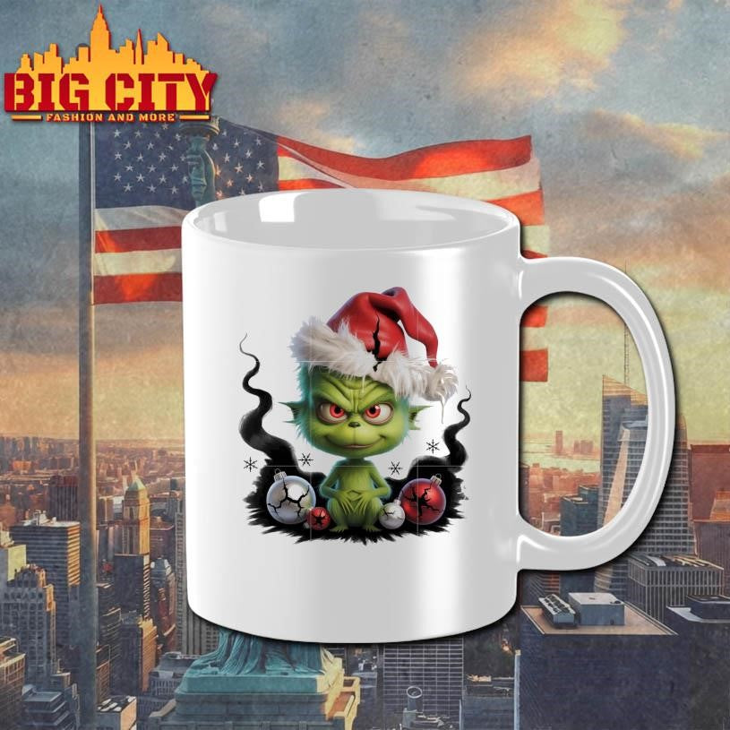 Baby grinch horror christmas balls shirt