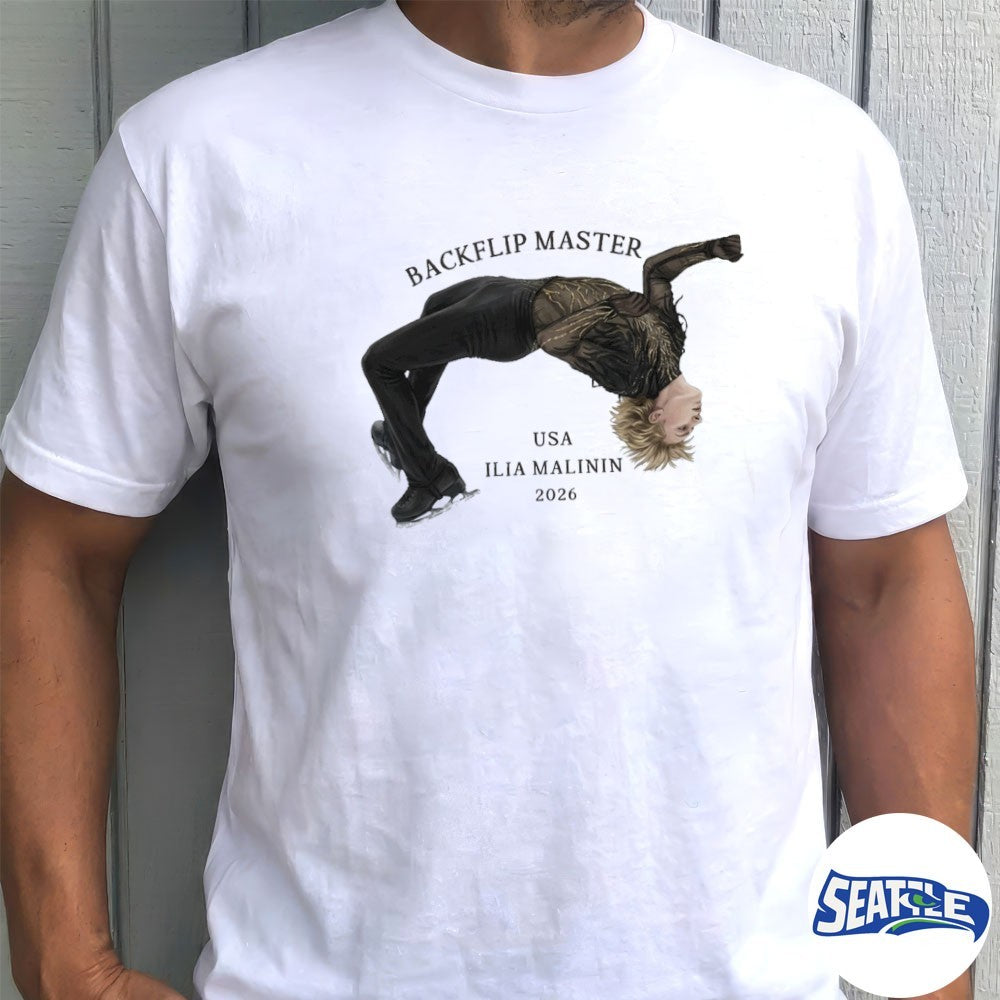 Backflip Master Ilia Malinin USA Milano Cortina 2026 Olympic Winter shirt