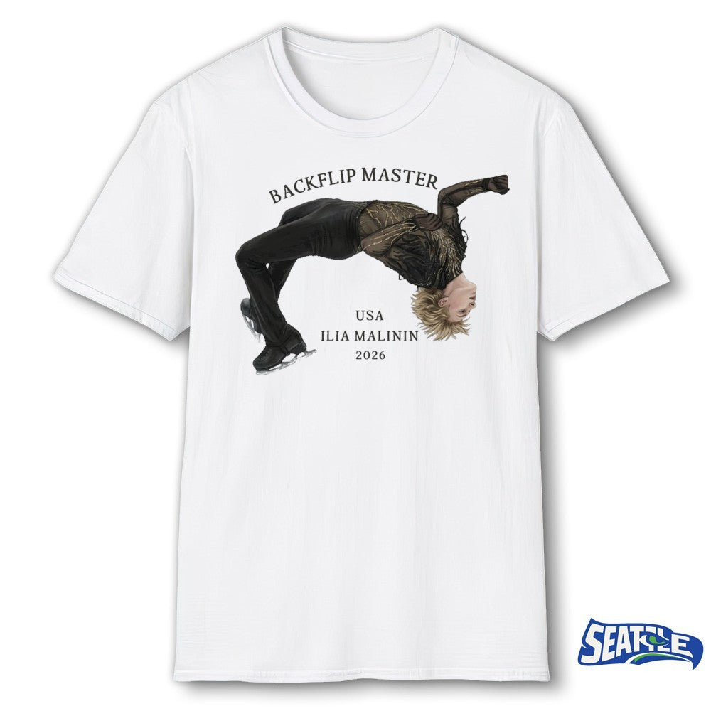 Backflip Master Ilia Malinin USA Milano Cortina 2026 Olympic Winter shirt