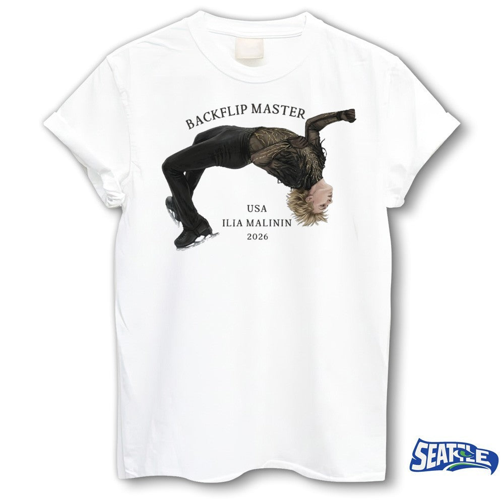 Backflip Master Ilia Malinin USA Milano Cortina 2026 Olympic Winter shirt