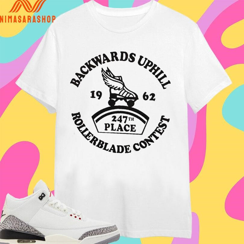 Backwards Uphill Rollerblade Contest 1962 247th Place Shirts