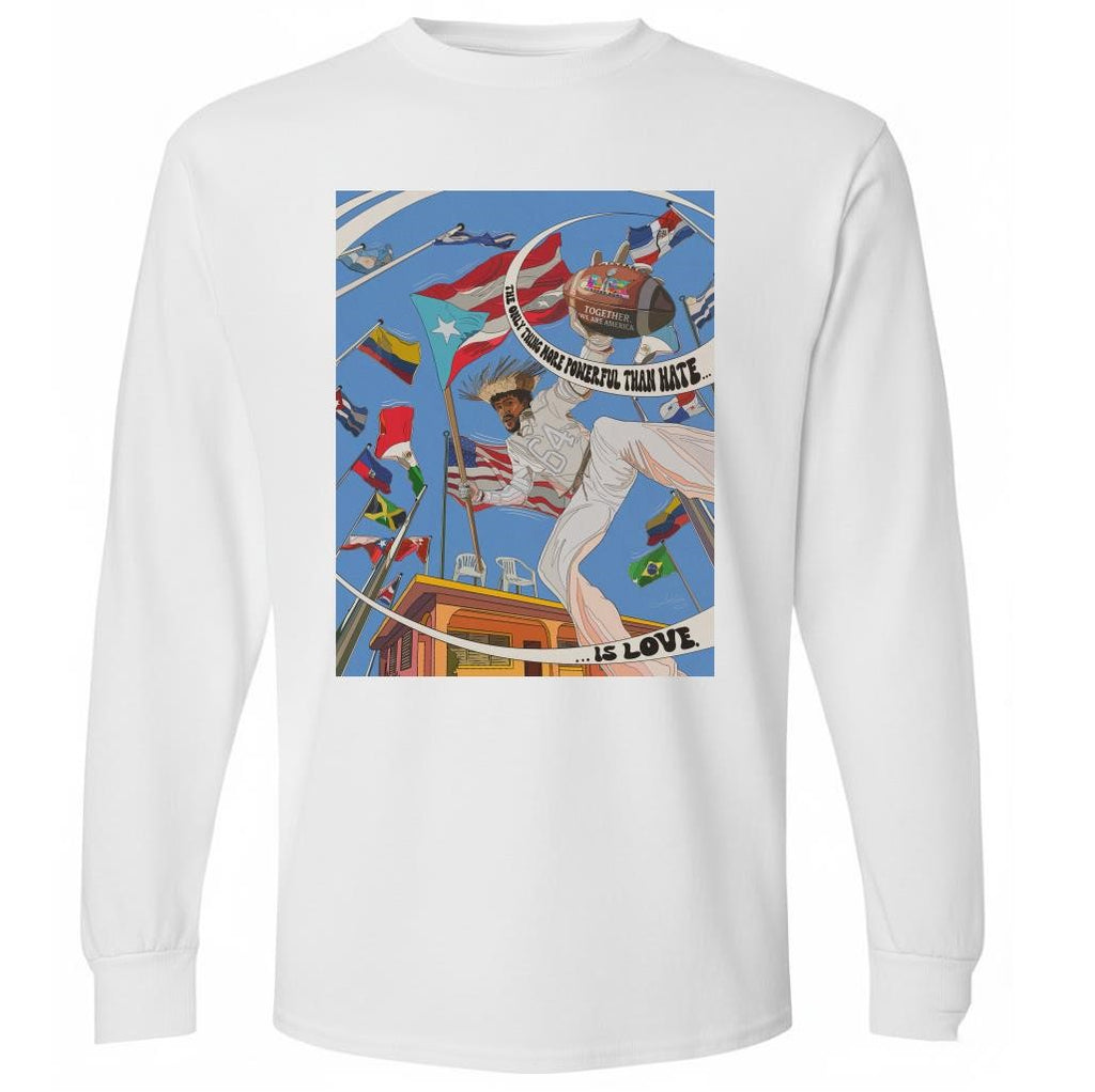 Bad Bunny LOVE The Only Thing More Powerful Than Hate Is Love Shirt