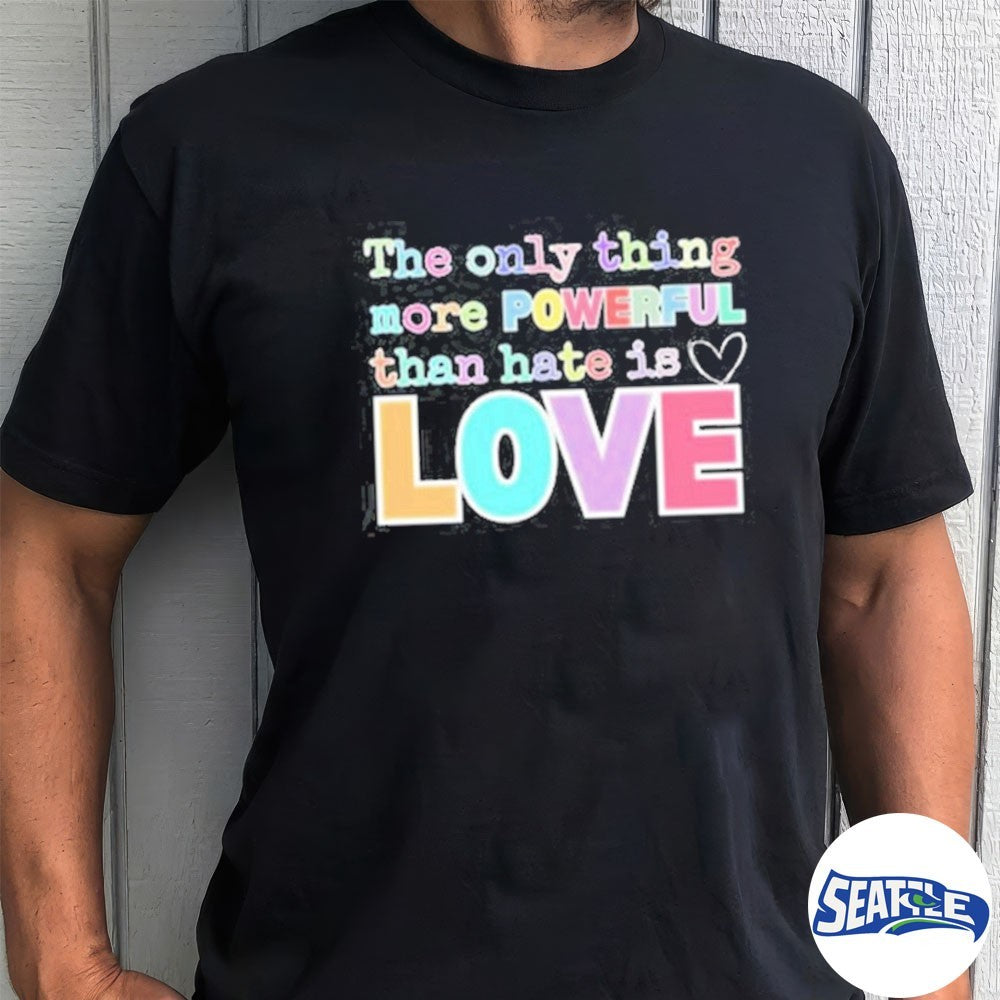 Bad Bunny The Only Thing More Powerful Than Hate is Love 2026 shirt