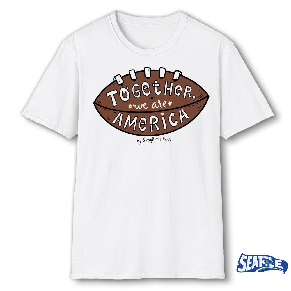 Bad Bunny Together We Are America By Spaghetti Toes shirt