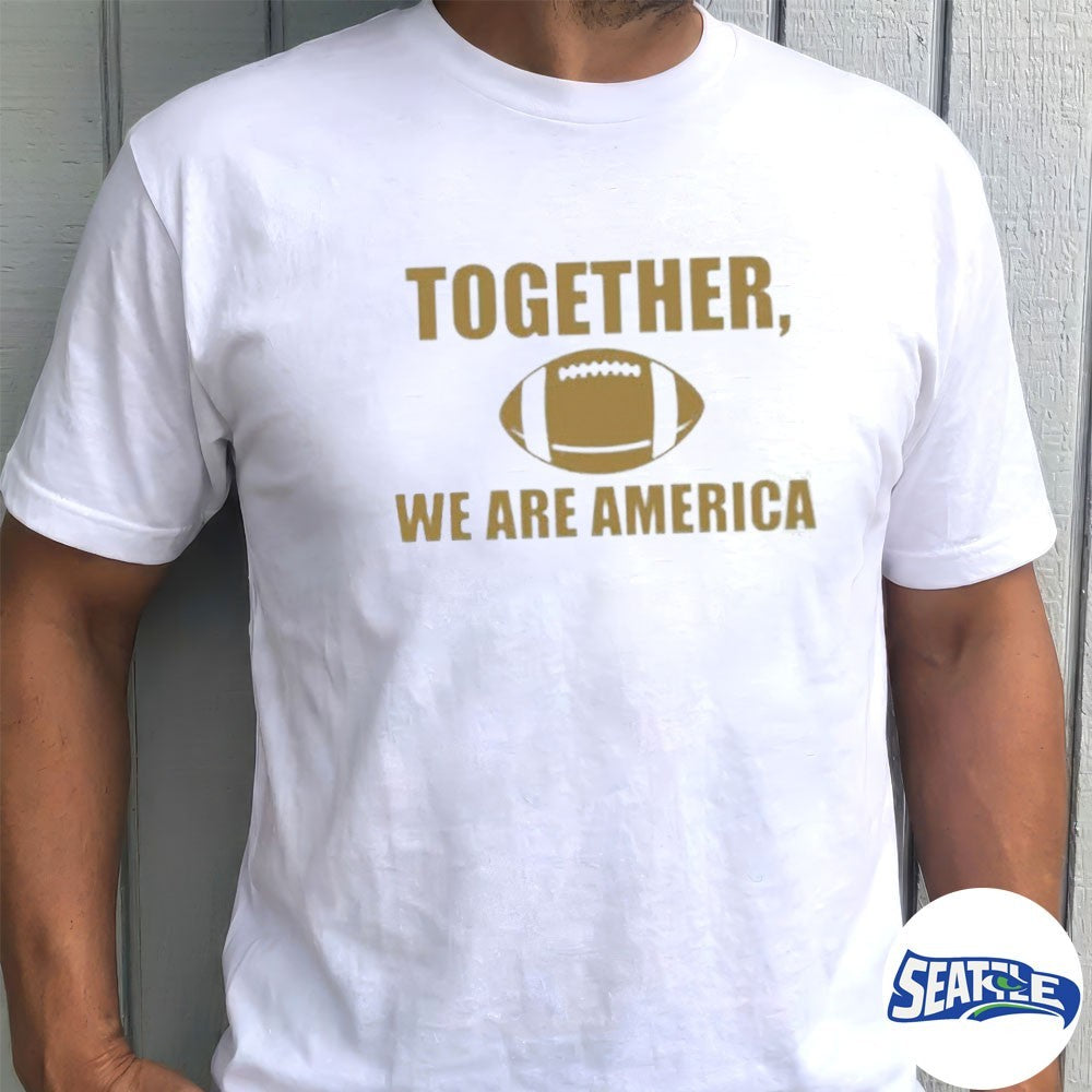 Bad Bunny Together We Are America Football shirt