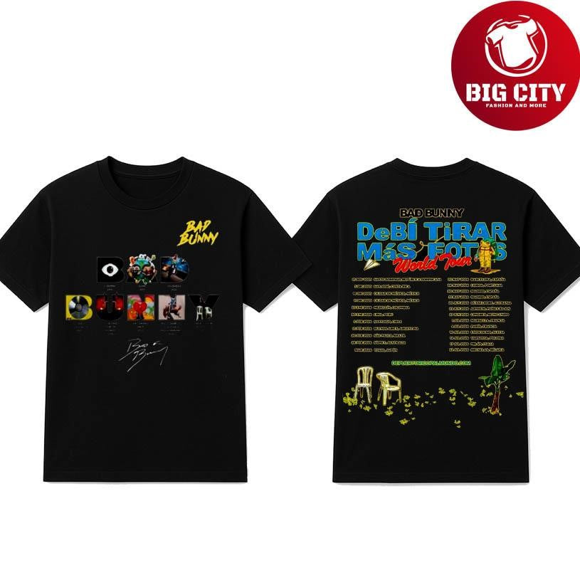 Bad Bunny x Debí Tirar Más Fotos World Tour 2026 V4 Two Sided Shirt