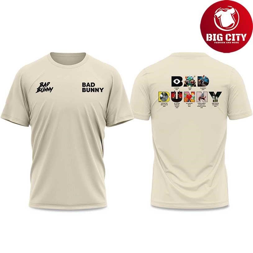 Bad Bunny x Debí Tirar Más Fotos World Tour 2026 V6 Two Sided Shirt