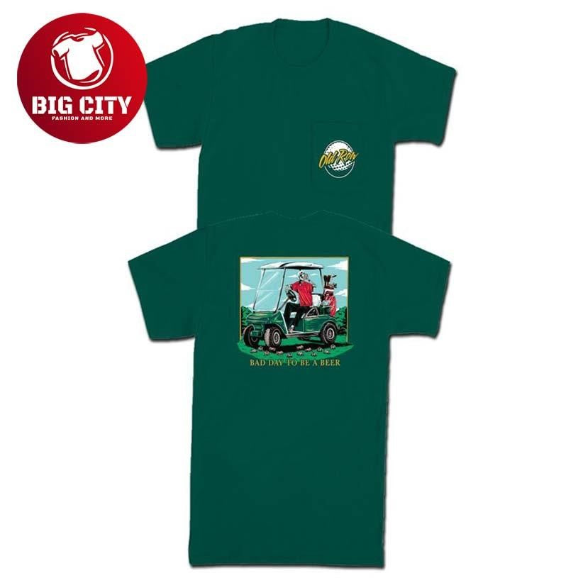 Bad Day To Be A Beer Golf Old Row Two Sided Shirt