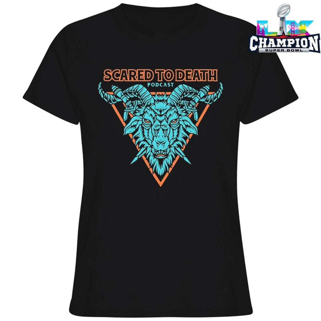 Bad Magic Productions Scared To Death Goat Shirt