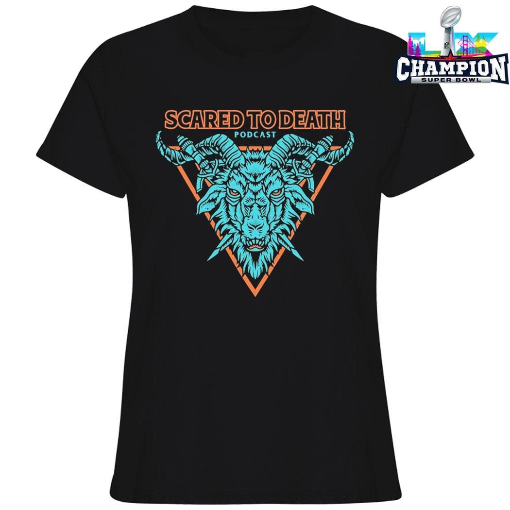 Bad Magic Productions Scared To Death Goat Shirt