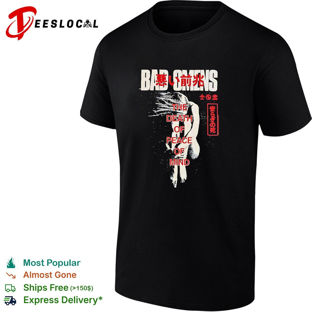 Bad Omens The Death of Peace of Mind girl silhouette shirt