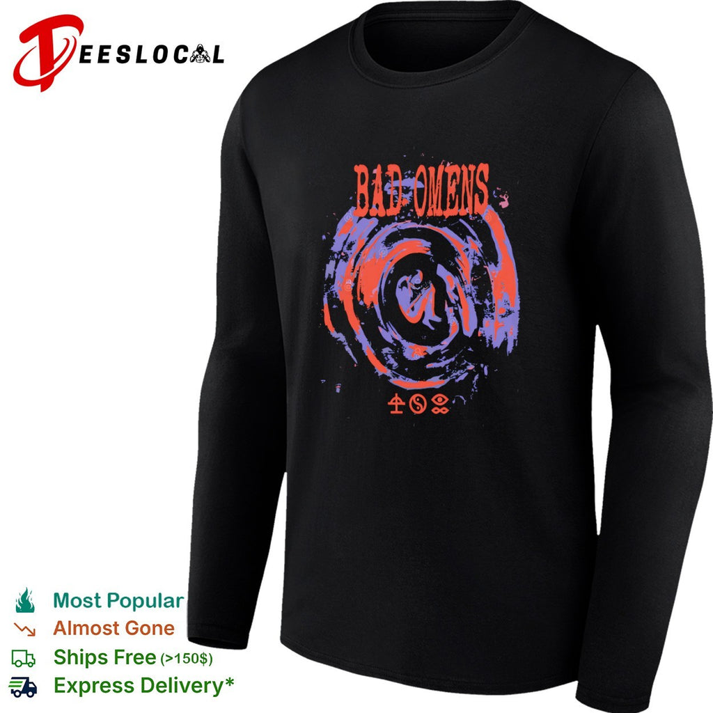 Bad Omens swirl shirt