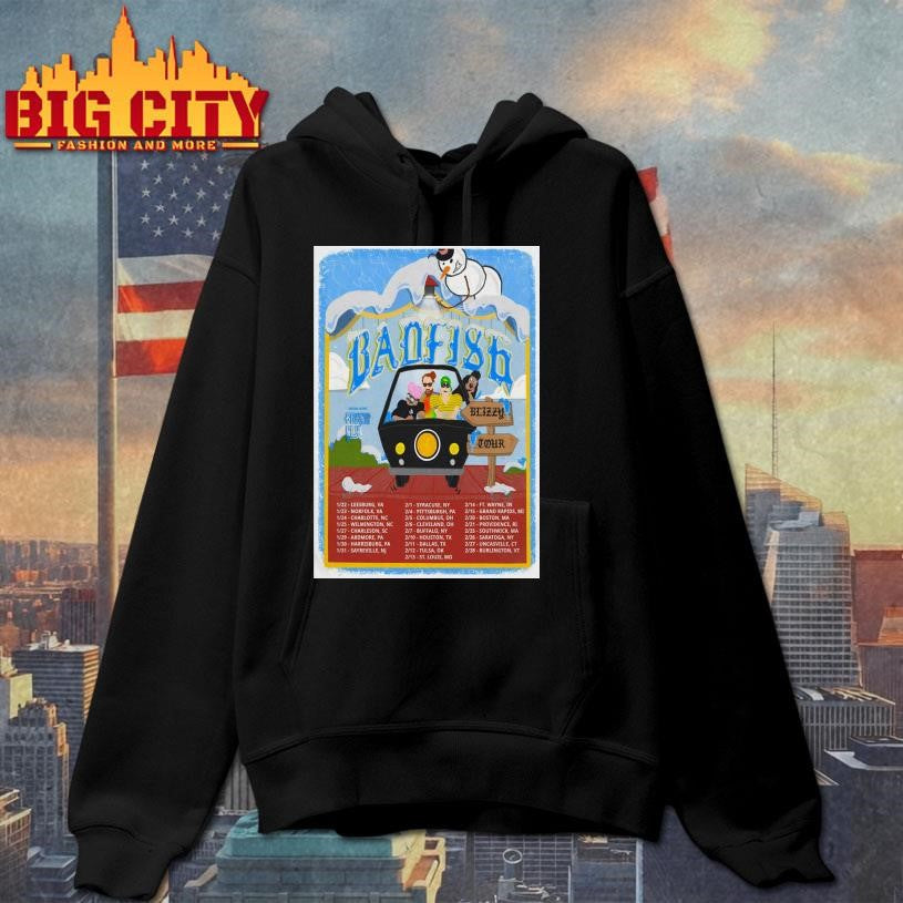 Badfish Blizzy Tour 26 Poster Shirt
