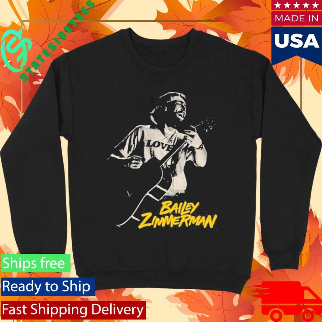 Bailey Zimmerman Different Night Same Rodeo Photo 2026 Tour Shirt
