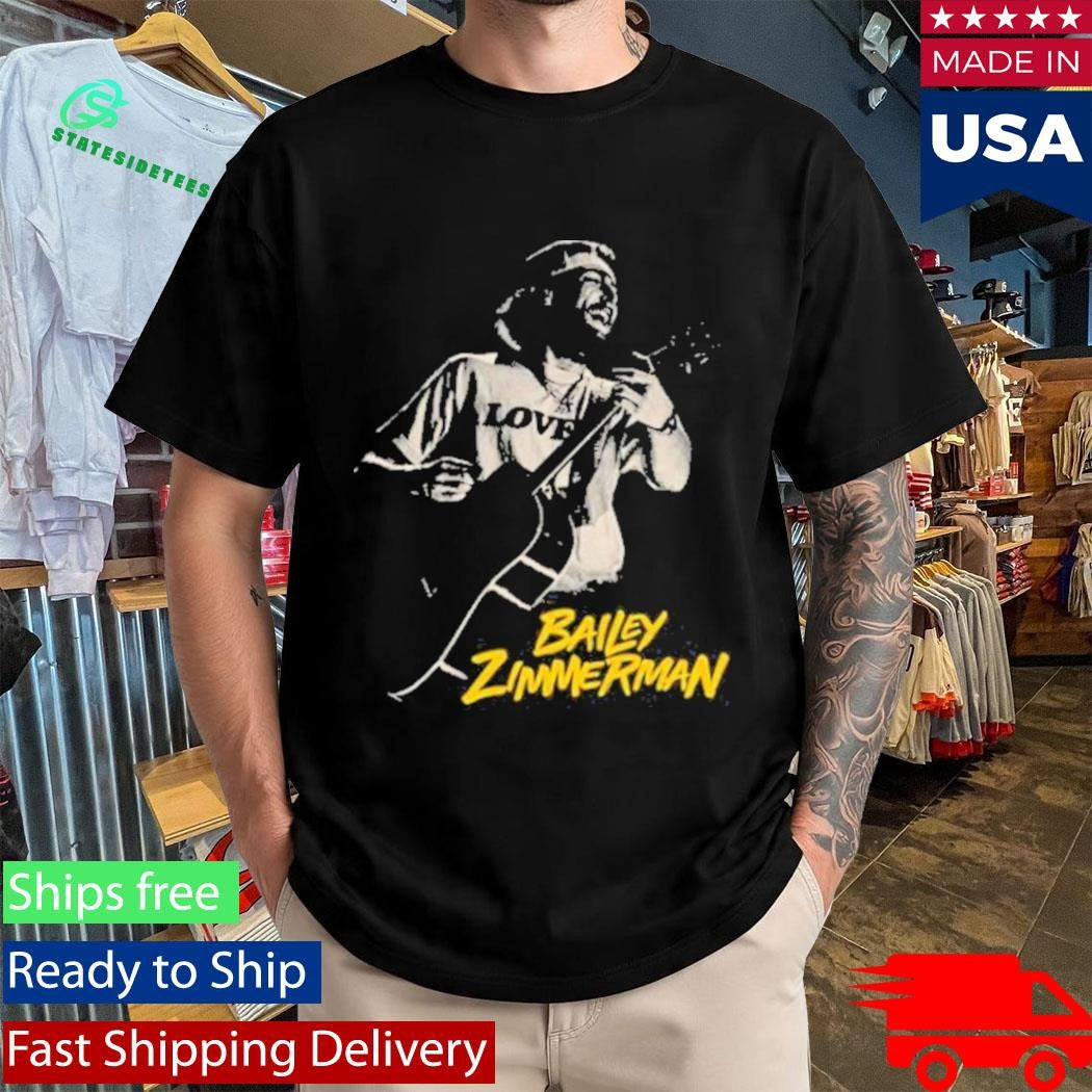 Bailey Zimmerman Different Night Same Rodeo Photo 2026 Tour Shirt