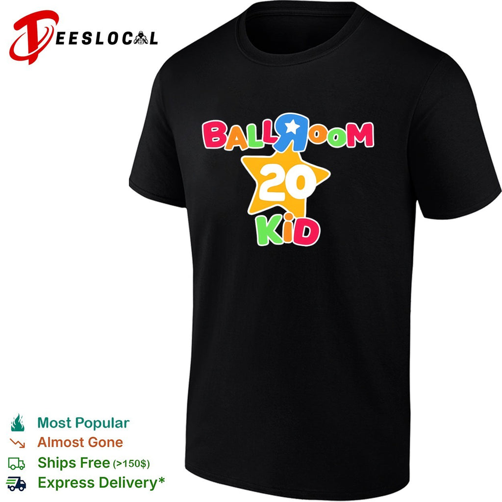 Ballroom 20 kid colorful star nursery rhyme shirt