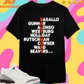 Baltimore Baseball Names 2026 Basallo Gunnar Alonso Westburg Holliday Rutschman Cowser Ward Beavers Shirts
