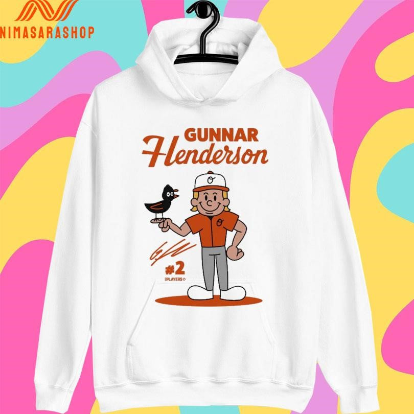 Baltimore Orioles Gunnar Henderson Signature Superstar Cartoon 2025 Shirts