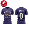 Baltimore Ravens Roquan Smith Draft Kings Signature Two Sided Shirt