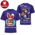 Baltimore Ravens Some Bunny Loves The Ravens Easter Bunny Football Two Sided Shirt