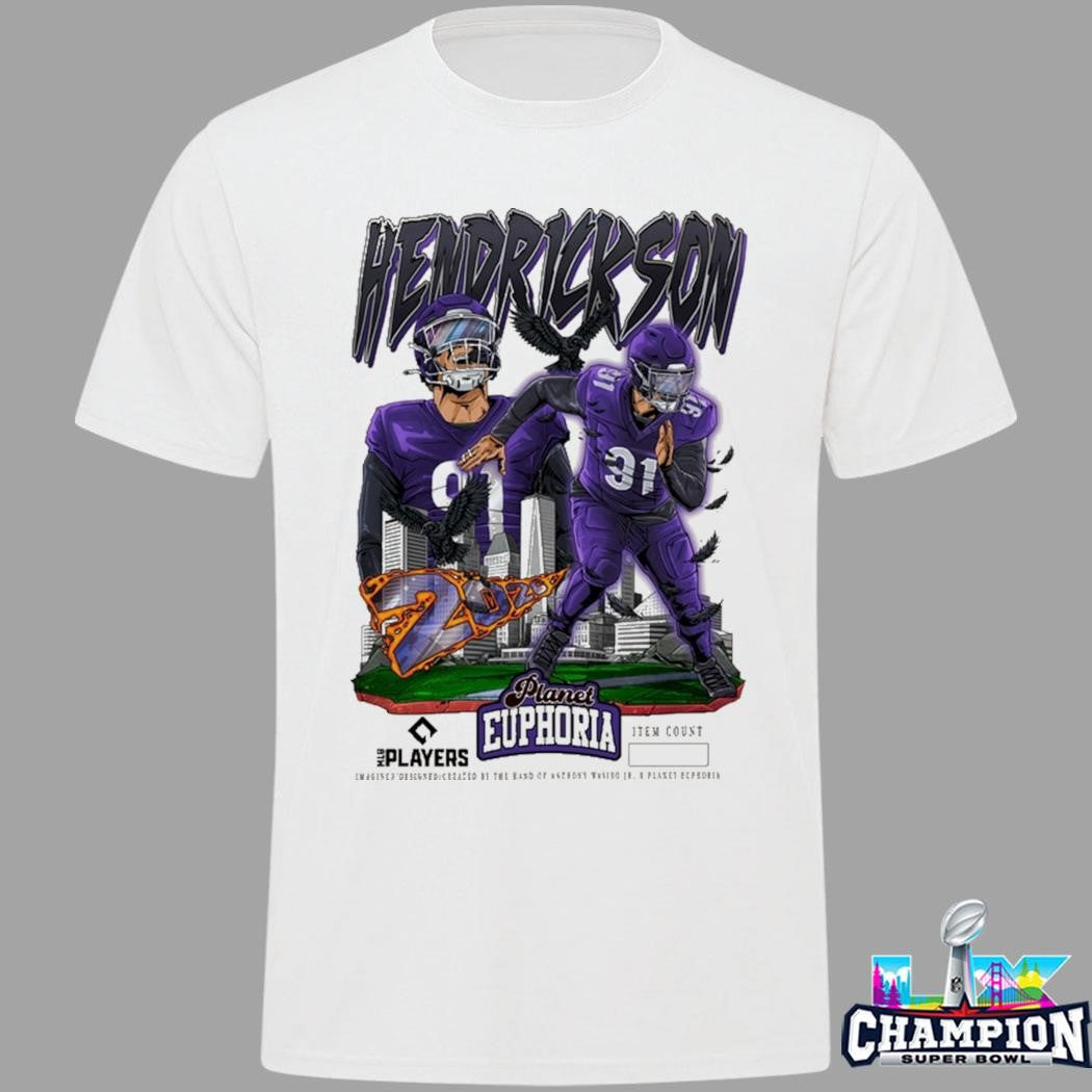 Baltimore Ravens Trey Hendrickson Planet Euphoria 2026 Shirt