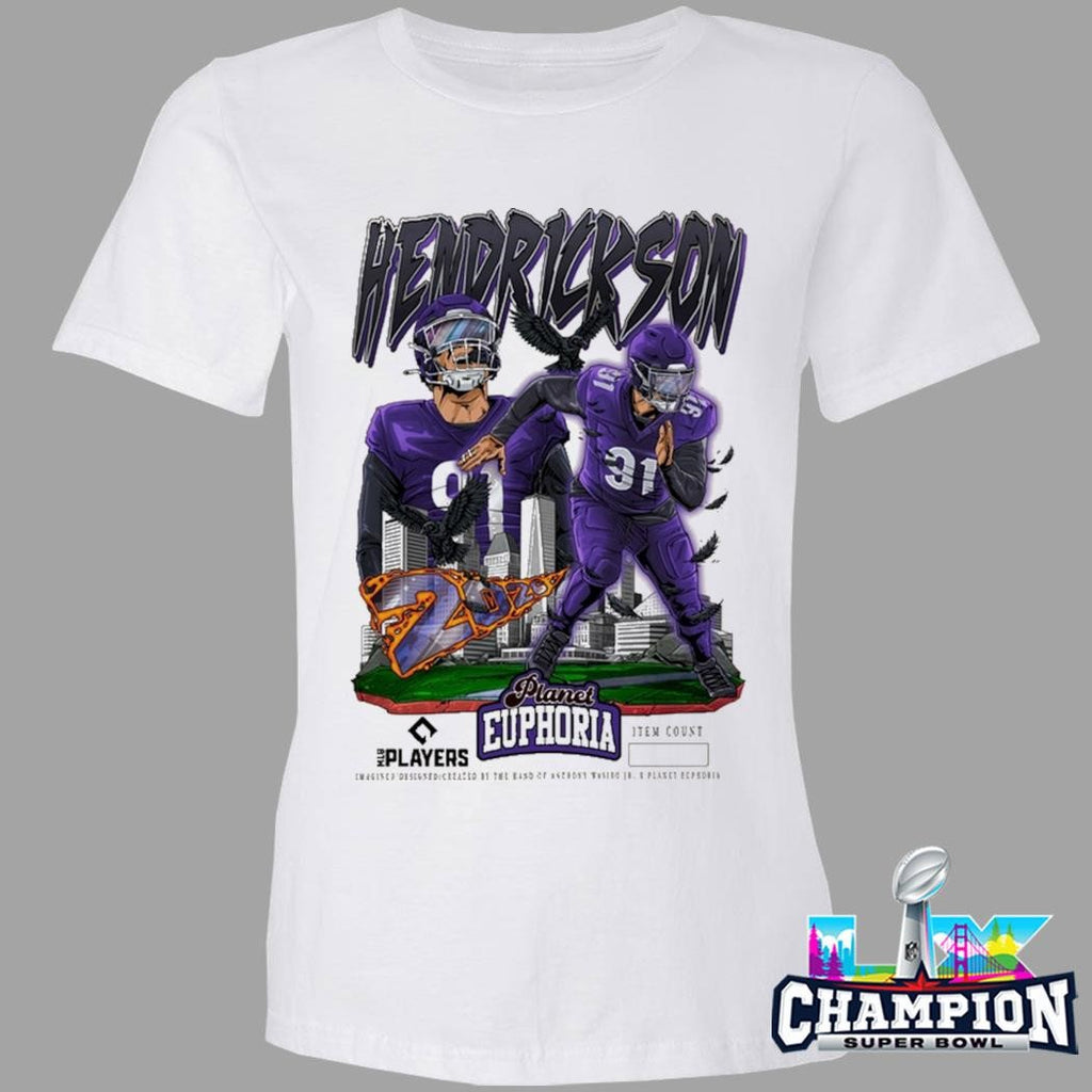 Baltimore Ravens Trey Hendrickson Planet Euphoria 2026 Shirt