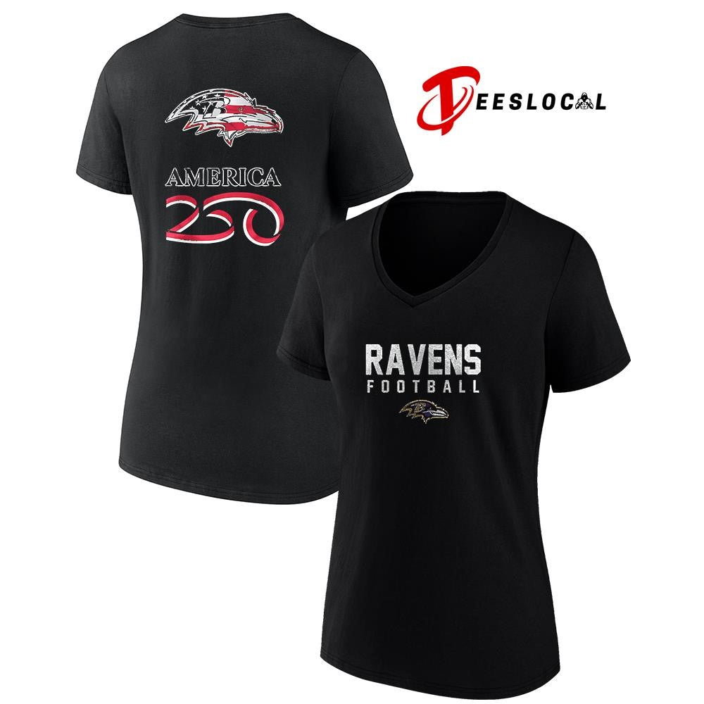 Baltimore Ravens x 250 years of America camo shirt