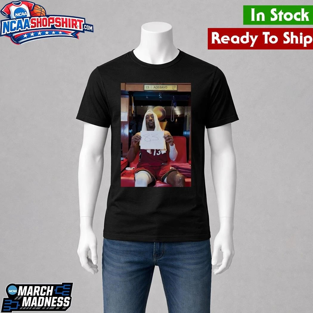 Bam Adebayo 500 Level Miami HEAT 83 Points Moments Shirt