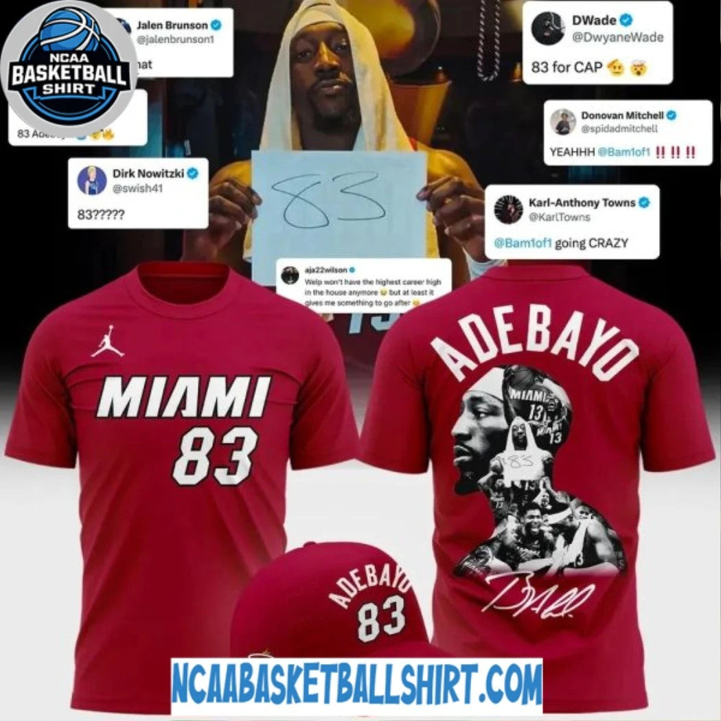 Bam Adebayo 83-Point Game Shirt