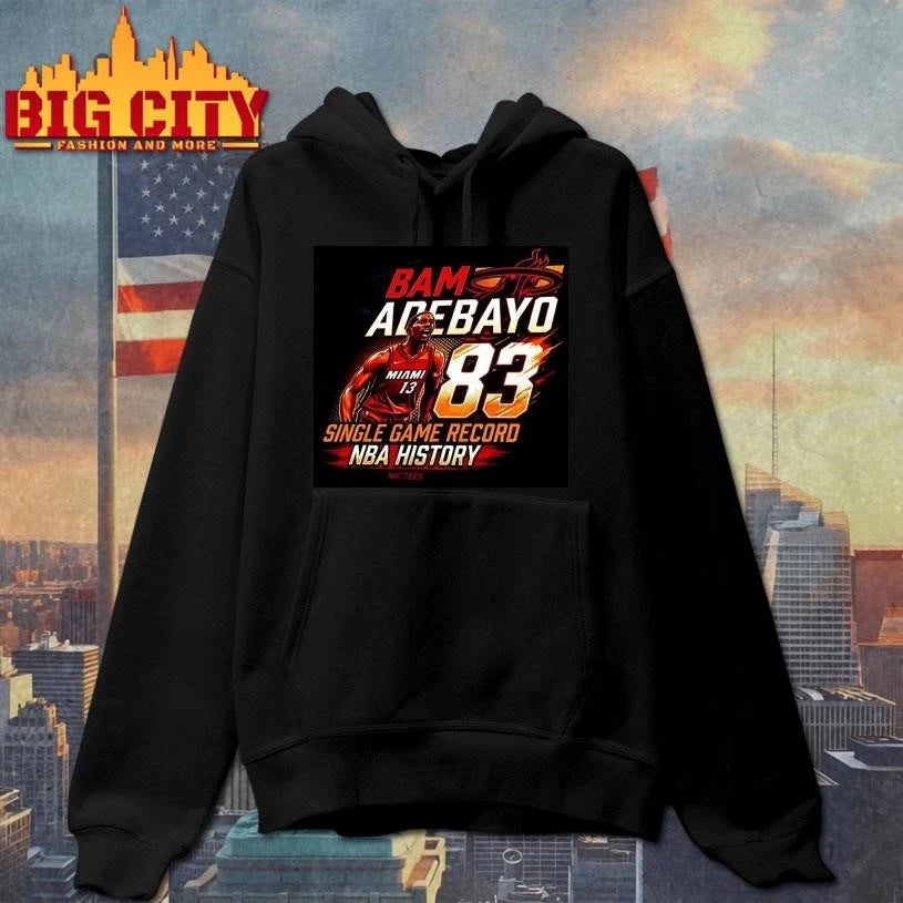 Bam Adebayo 83-Point NBA Record T-Shirt